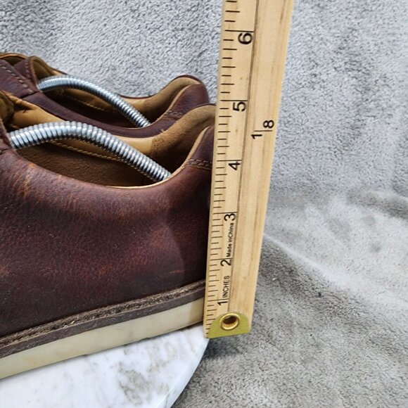 Clarks Shoes Mens Size 11 Brown Leather Collections Lace Up Derby Oxfords *Read* main image 13